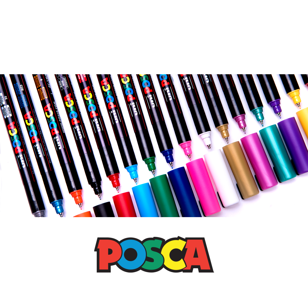 POSCA Acrylic Paint Marker PC-1MR Ultra-Fine White
