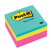 Post-it® Notes Cube, 3 in x 3 in, Assorted, 400 pk
