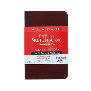 Stillman & Birn, Alpha Series Softcover Sketchbooks, Various Sizes