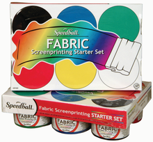 Speedball Fabric Starter Sets 4 or 6 Inks