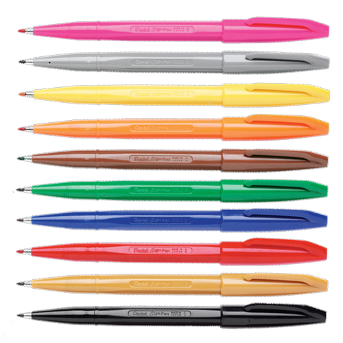 Pentel Sign Pens – ARCH Art Supplies