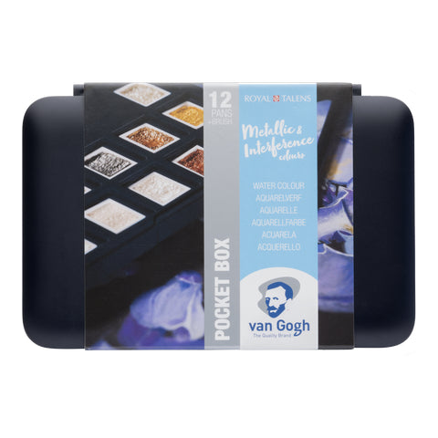 Van Gogh Watercolor Metallic and Interference Colors Pocket Box