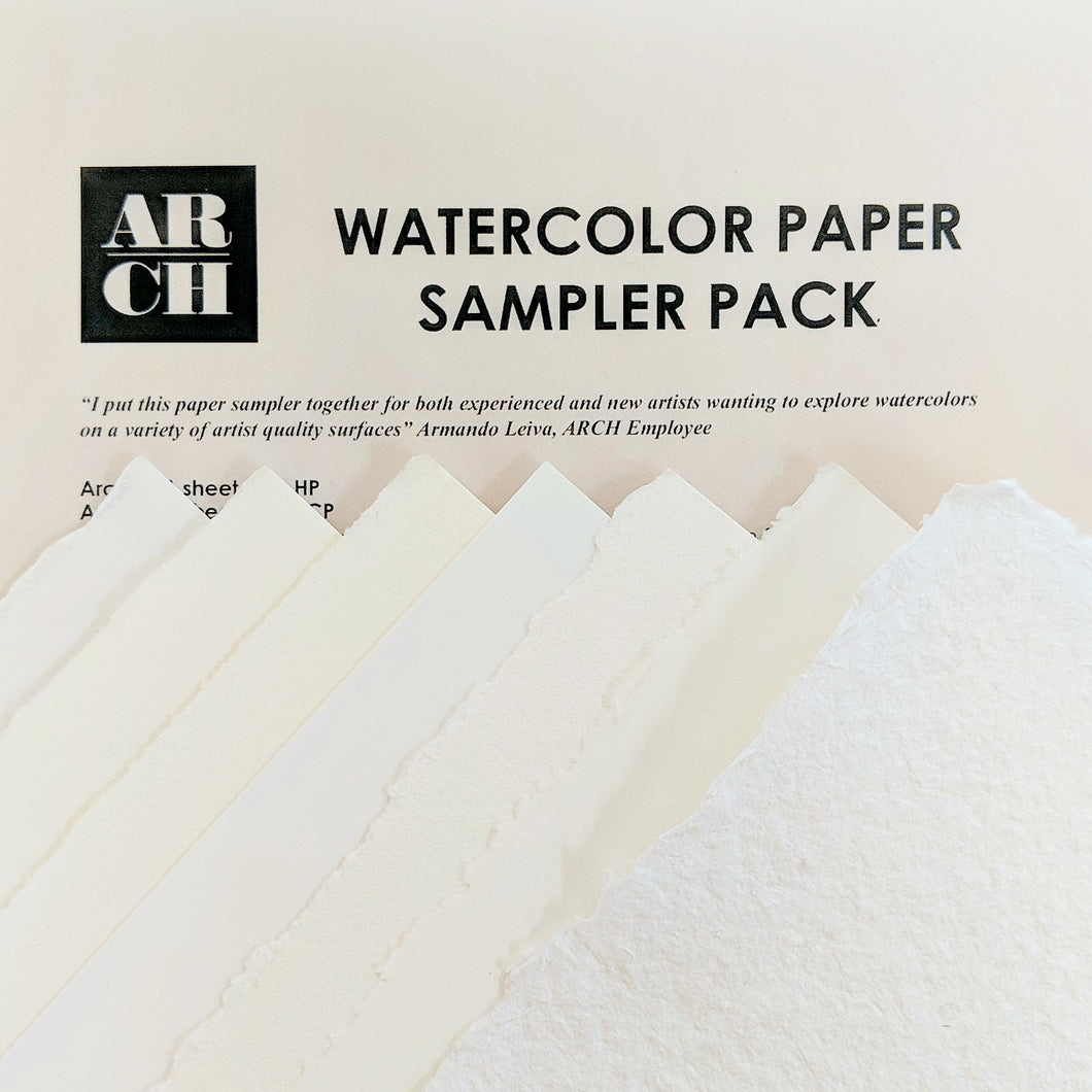 ARCH Watercolor Paper Sampler Pack