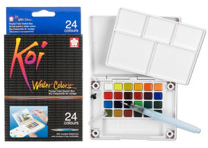 Koi Watercolors Pocket Field Sketch Box Sets