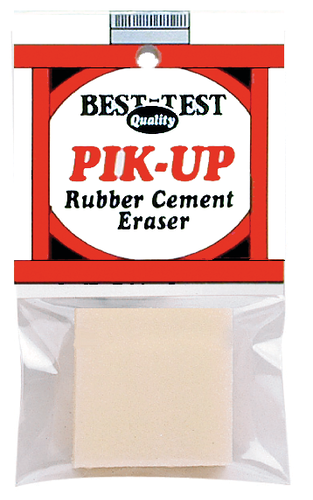 Rubber Cement Pick-Up Eraser
