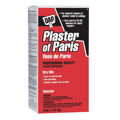 DAP Plaster of Paris Dry Mix, 4lbs