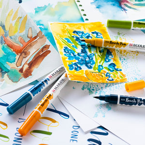 Royal Talens Ecoline Watercolor Brush Pen, Set of 20 – ARCH Art Supplies