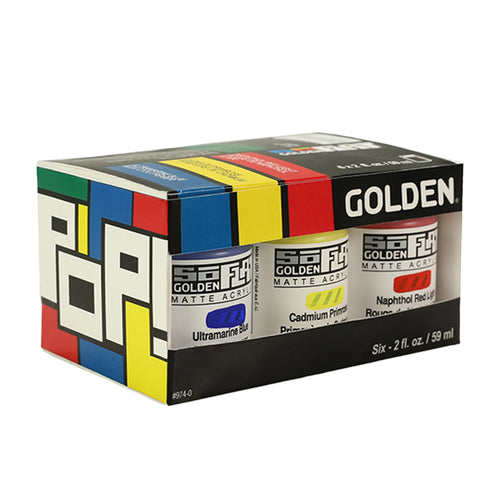 GOLDEN SoFlat Matte Pop Set 6 Colors