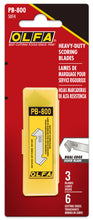 Olfa PB-800 Plastic and Laminate Cutter Blades - 3 Pack