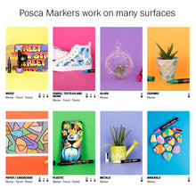 POSCA Paint Markers, *Soft Colors*, 8 Color Medium Tip Set