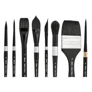 Pinceau aquarelle ovale wash Black Velvet série 3009S Silver Pinceau aquarelle ovale wash Black Velvet série 3009S Silver
