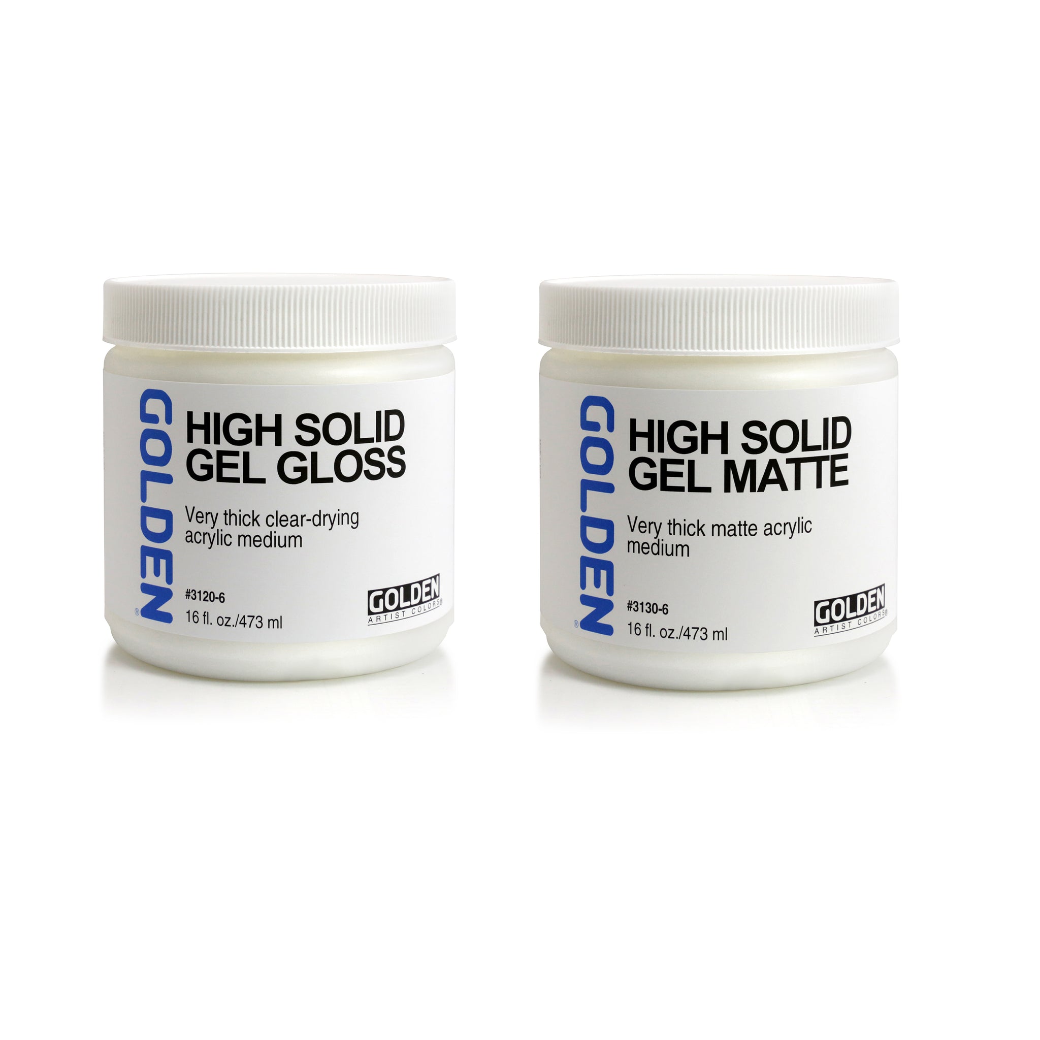 GOLDEN High Solid Gel (Gloss, Matte) 8oz – ARCH Art Supplies