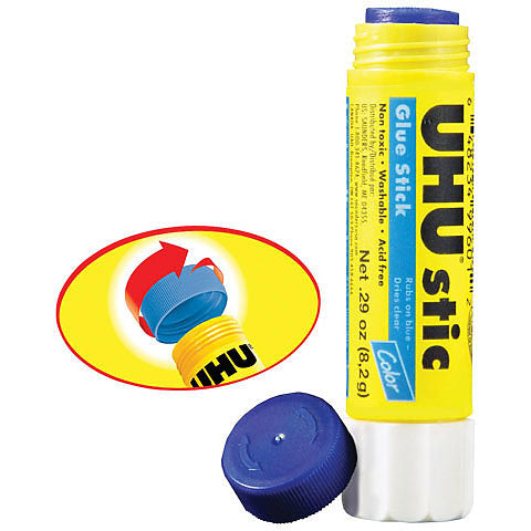 UHU Glue Stick Clear Jumbo 1.41oz