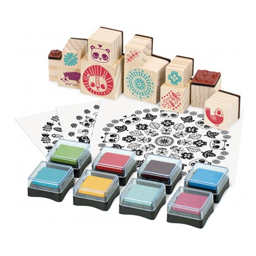 Vilac Mandela Rubber Stamp Set