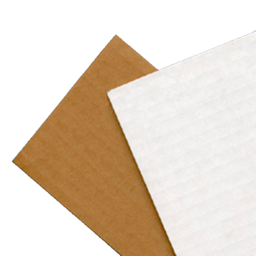 Single Ply Cardboard, One Side White (48